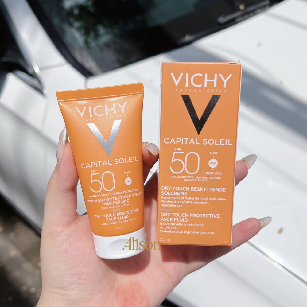 Vichy Capital Soleil Dry Touch Face Fluid